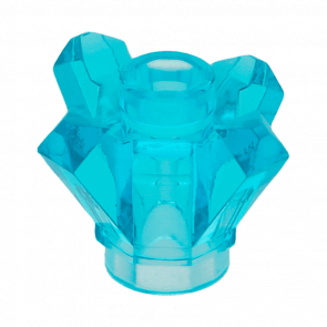 Скеля Lego Коштовність 20шт Crystal 4 Point 1 x 1 11127 28568 6019570 6248885 Trans-Light Blue Б/У