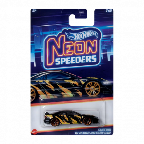 Тематическая Машинка Hot Wheels Custom '01 Acura Integra GSR Neon Speeders 1:64 HLH72/HRW73 Black - Retromagaz