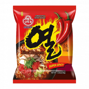 Локшина Ottogi Yeul Ramen Super Spicy Гостра 120g - Retromagaz