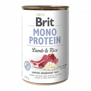 Вологий Корм для Собак Brit Care Mono Protein Ягня та Рис 400g - Retromagaz