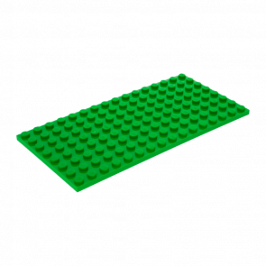 Пластина Lego Звичайна 4шт 8 x 16 92438 4610353 Bright Green Б/У - Retromagaz