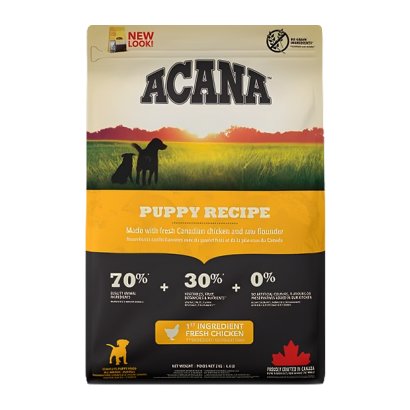 Сухой Корм для Собак Acana Puppy & Junior Recipe 2kg - Retromagaz