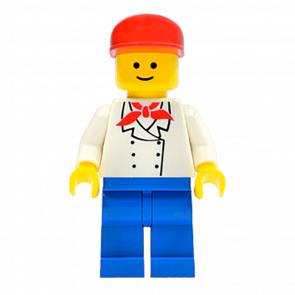 Фігурка Lego People 973px3 Chef Ice Cream Vendor City chef012 Б/У - Retromagaz