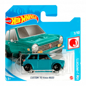 Машинка Базовая Hot Wheels Custom '70 Honda N600 J-Imports 1:64 GTB82 Green - Retromagaz