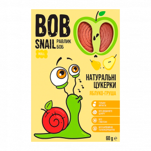 Конфеты Натуральные Bob Snail Яблочно-Грушевые