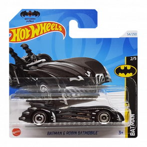 Машинка Базовая Hot Wheels Batman & Robin Batmobile Batman 1:64 HRY54 Black - Retromagaz