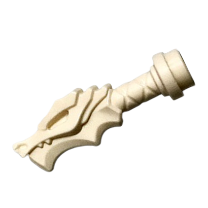 Оружие Lego Меч 4шт Sword Hilt with Dragon Head 36017 6301803 White Б/У - Retromagaz