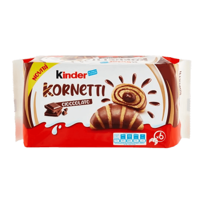 Круасан Kinder Kornetti Шоколад 252g - Retromagaz