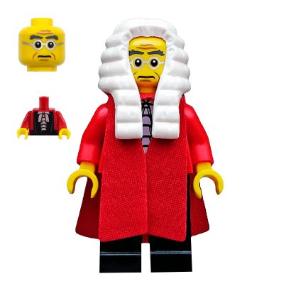 Фигурка Lego Series 9 Judge Collectible Minifigures col138 Б/У - Retromagaz