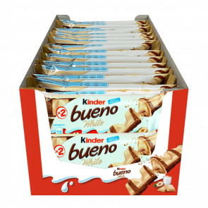 Набір Батончик Kinder Bueno White 2 Pieces 43g 30шт - Retromagaz