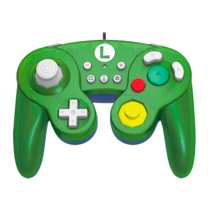 Геймпад Проводной Nintendo Switch Battle Pad Luigi Green 3m Новый - Retromagaz