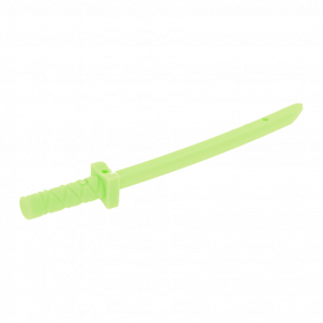 Оружие Lego Меч 10шт Shamshir Katana 21459 6116600 6288255 Yellowish Green Б/У - Retromagaz