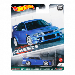 Машинка Premium Hot Wheels Mitsubishi Lancer Evolution VI Modern Classics 1:64 GRJ89 Blue