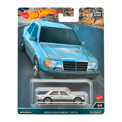 Машинка Premium Hot Wheels Mercedes-Benz 500 E Canyon Warriors 1:64 FPY86/HKC55 Silver - Retromagaz