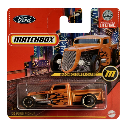 Машинка Велике Місто Matchbox 1935 Ford Pick-Up Chase Showroom 1:64 HVP26 Orange - Retromagaz