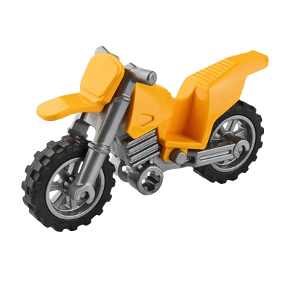 Транспорт Lego Мотоцикл Dirt Bike 50860c05 6186539 6055651 Bright Light Orange Б/У - Retromagaz