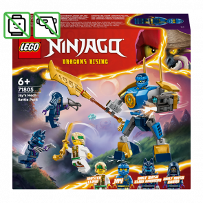 Конструктор Lego Бойовий Набір Робота Джея Ninjago 71805 Без Фігурок Новий - Retromagaz