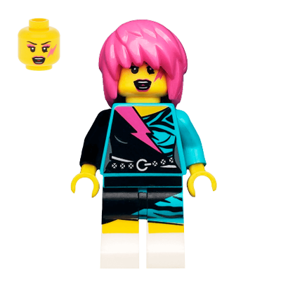 Фігурка Lego Series 7 Rocker Girl Collectible Minifigures col111 Б/У - Retromagaz