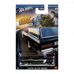 Тематическая Машинка Hot Wheels Custom '66 GTO Hot Wagons 1:64 HWR56/HRR87 Black - Retromagaz