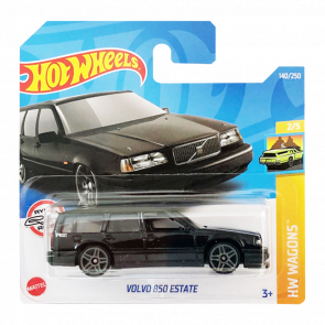 Машинка Базовая Hot Wheels Volvo 850 Estate Wagons 1:64 HCX36 Black