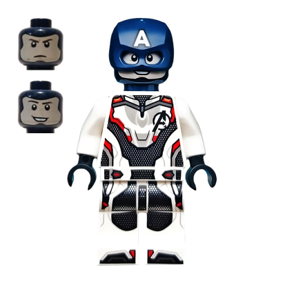 Фигурка Lego Marvel Captain America White Jumpsuit Helmet Super Heroes sh0560 Б/У - Retromagaz