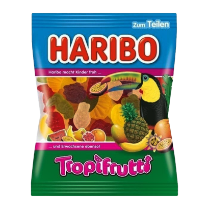 Конфеты Жевательные Haribo Tropifrutti 100g - Retromagaz