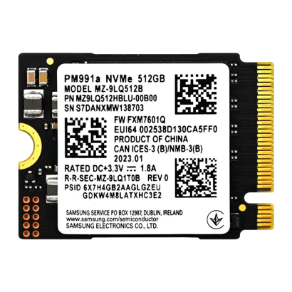 SSD Накопичувач Samsung PM991A Steam Deck 512GB - Retromagaz