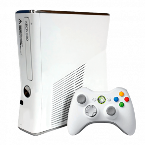 Консоль Microsoft Xbox 360 S Freeboot 250GB White + 5 Встроенных Игр Б/У - Retromagaz