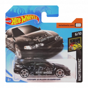 Машинка Базовая Hot Wheels Custom '01 Acura Integra GSR Nightburnerz 1:64 FJX69 Black - Retromagaz