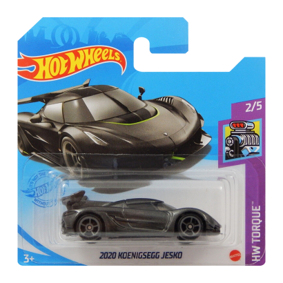 Машинка Базовая Hot Wheels 2020 Koenigsegg Jesko Torque 1:64 GRY04 Grey - Retromagaz