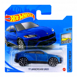 Машинка Базовая Hot Wheels '17 Lamborghini Urus Factory Fresh 1:64 GRY29 Metallic Blue