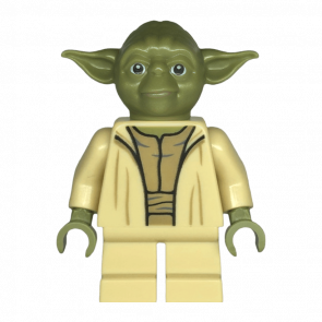 Фигурка Lego Джедай Yoda Olive Green Open Robe Star Wars sw1288 75360 Новый - Retromagaz