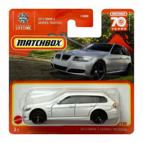 Машинка Велике Місто Matchbox 2012 BMW 3 Series Touring Highway 1:64 HLC71 White - Retromagaz