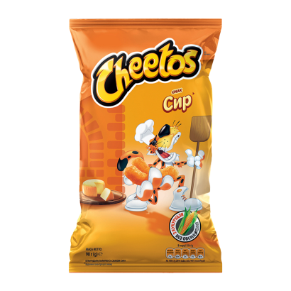 Кукурузные Палочки Cheetos со Вкусом Сыра 90g - Retromagaz