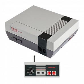 Набор Консоль Nintendo NES FAT Europe Grey Б/У + Геймпад Проводной Grey 2.7m Б/У - Retromagaz