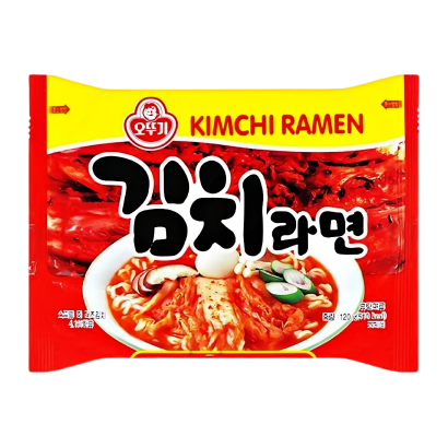 Локшина Ottogi Kimchi Ramen Гостра 120g - Retromagaz