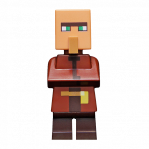 Фигурка Lego Minecraft Villager Dark Tan Pouch Brown Legs Games min092 Б/У