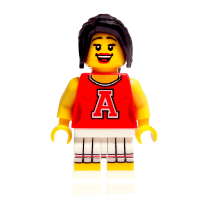 Фігурка Lego Series 8 Red Cheerleader Collectible Minifigures col125 Б/У - Retromagaz