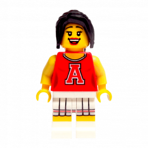 Фігурка Lego Series 8 Red Cheerleader Collectible Minifigures col125 Б/У - Retromagaz