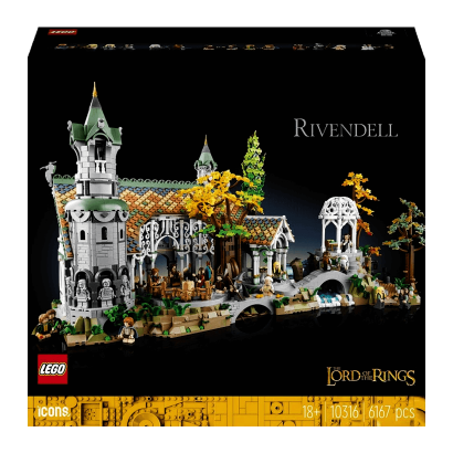 Конструктор Lego The Lord of the Rings: Rivendell Icons 10316 Новый - Retromagaz