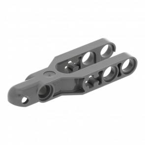 Technic Lego Система Управления Tow Ball Socket Rounded 6 x 2 57515 6074651 6278260 Dark Bluish Grey Б/У - Retromagaz