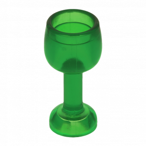 Посуд Lego Utensil Goblet Large 33061 4107478 4112845 4184851 Trans-Green Б/У - Retromagaz