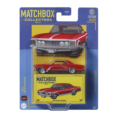 Машинка Premium Matchbox 1964 Buick Riviera Collectors 1:64 HVW15 Red - Retromagaz