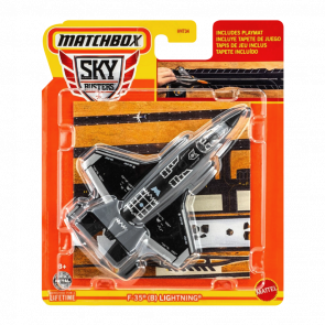 Тематична Машинка Matchbox F-35 (B) Lightning Sky Busters 1:64 HHT34/HVM40 Black