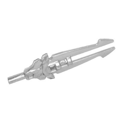 Зброя Lego Меч 2шт Double Blade 11103 6021583 Flat Silver Б/У - Retromagaz