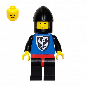 Фигурка Lego Black Falcons 973p43 Black Chin-Guard Castle cas098 Б/У - Retromagaz