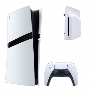 Набор Консоль Sony PlayStation 5 Pro 2TB White Новый  + Дисковод Slim Disc Drive - Retromagaz