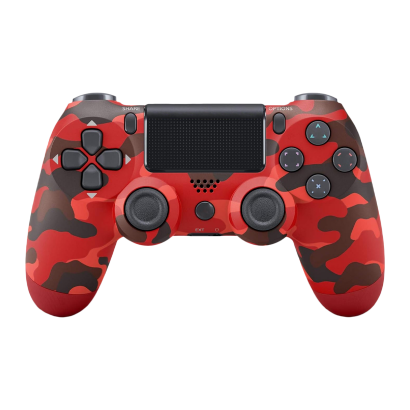 Геймпад Беспроводной RMC PlayStation 4 DoubleShock 4 Red Camo Б/У - Retromagaz