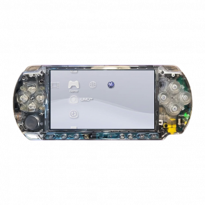 Консоль Sony PlayStation Portable Slim PSP-2ххх Limited Edition Модифицированная 32GB Trans Clear + 5 Встроенных Игр Б/У - Retromagaz