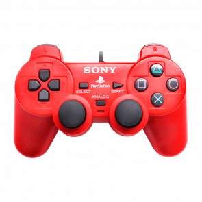 Геймпад Дротовий Sony PlayStation 2 DualShock 2 Red Б/У Нормальний